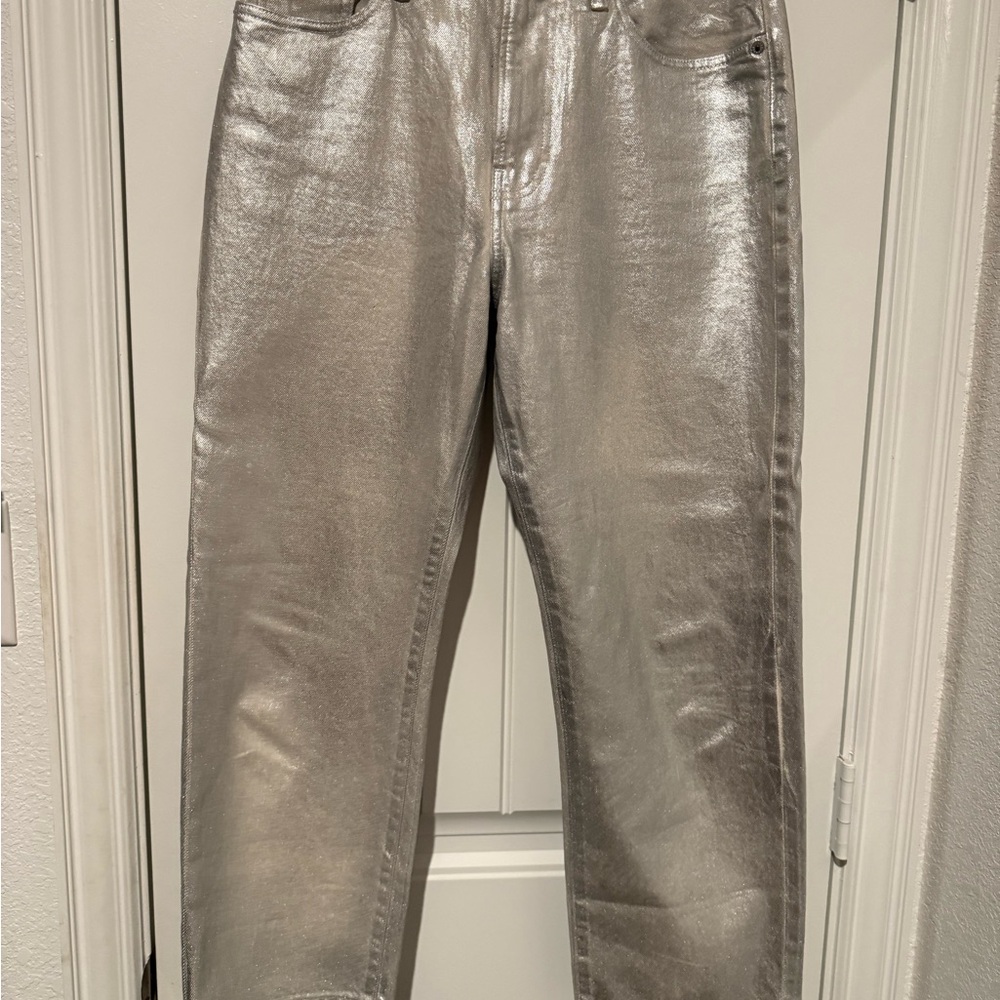 Lucky brand Metallic Silver Jeans